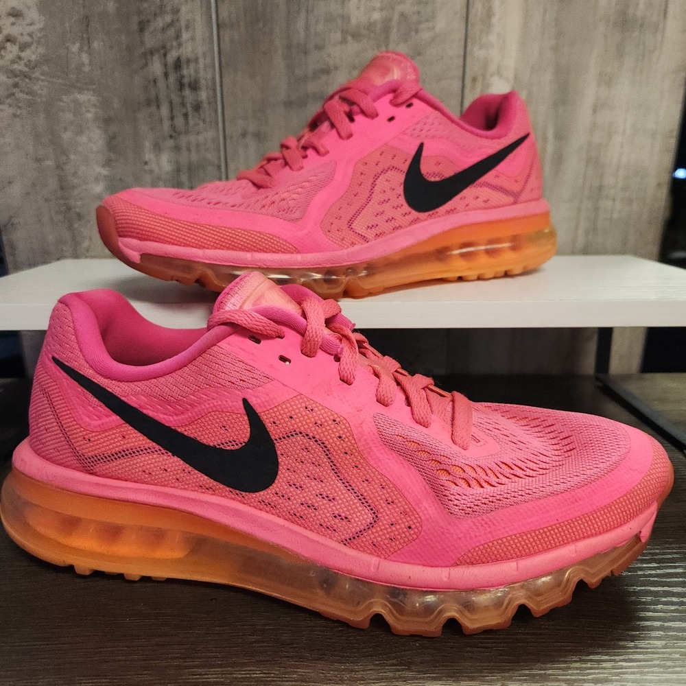 Nike Women's Air Max 2014 Hyper Pink Athletic Running Sneakers Shoes Size 10